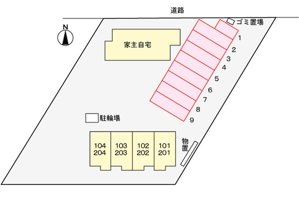 アンソレイエの物件外観写真